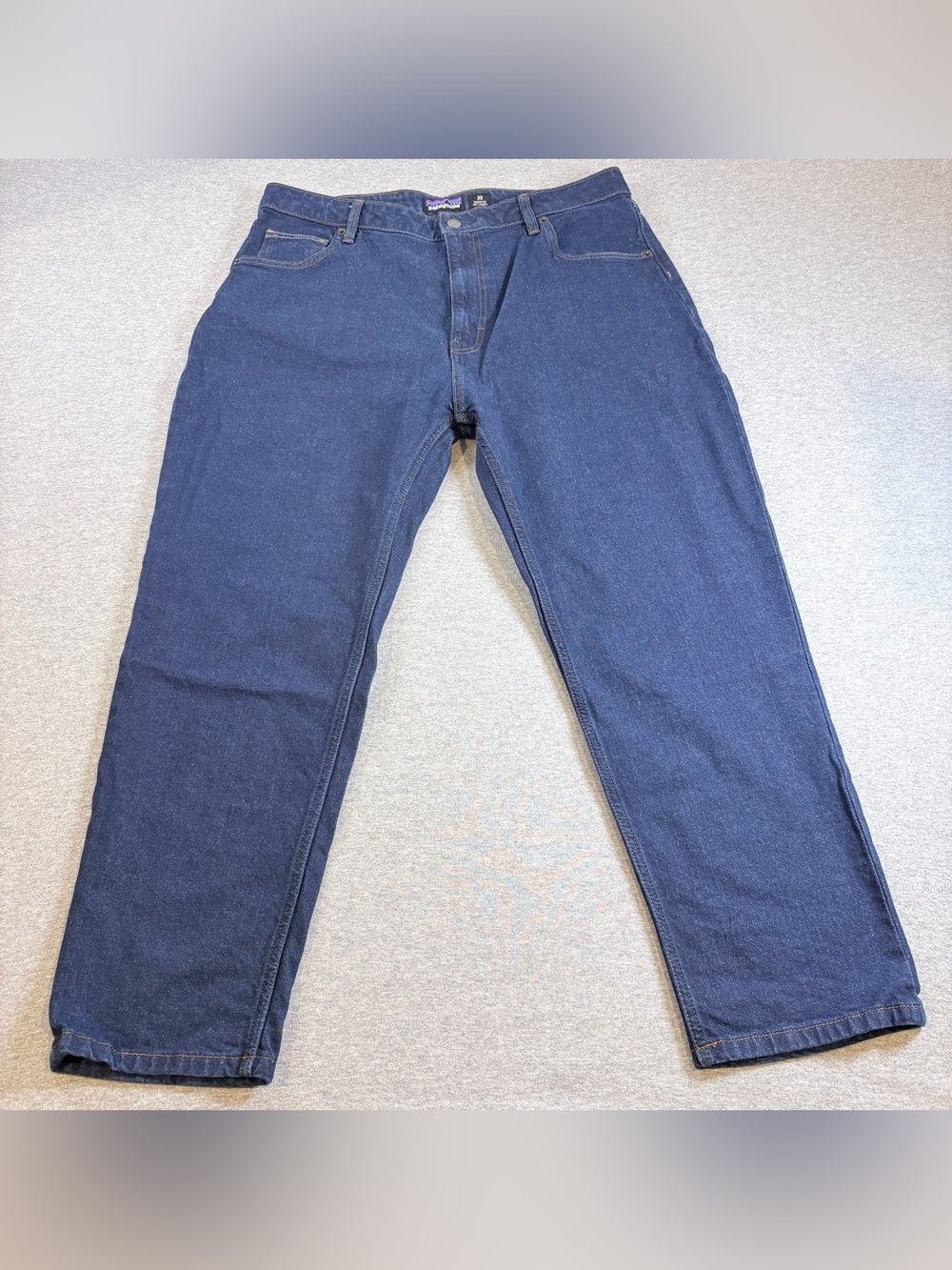 Patagonia Straight Fit Womens Size 33 Jeans Denim Original Standard Blue